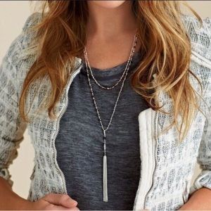 Stella & Dot Silver Gitane Necklace